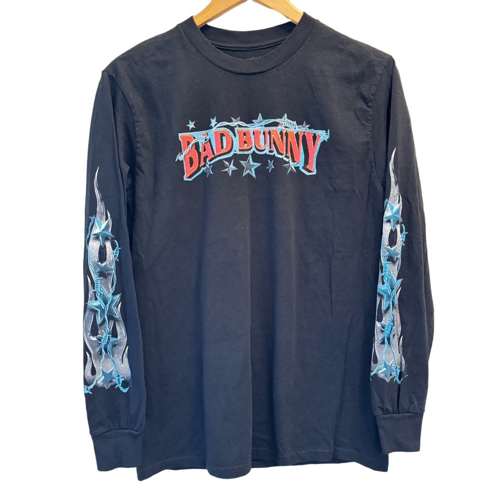Bad Bunny Black Long Sleeve Tee